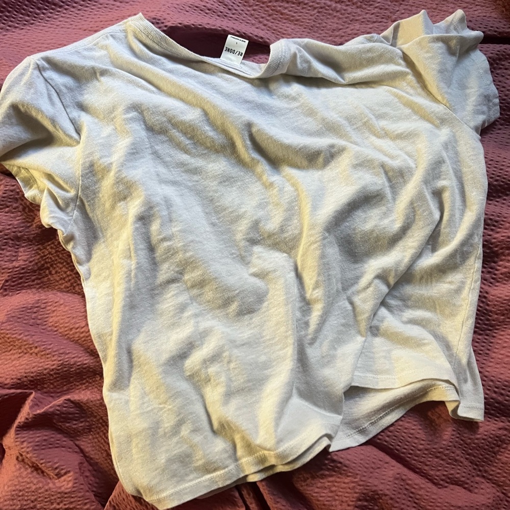 Re/Done NWOT 70s Loose “Smile” Tee - Picture 3 of 6